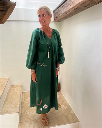 WAUW THE GOOD LUCK DRESS Dark green 